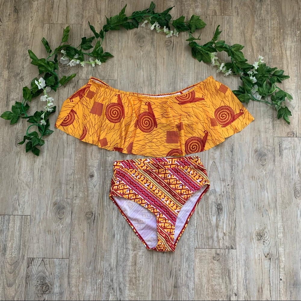 Two piece bathing suit
